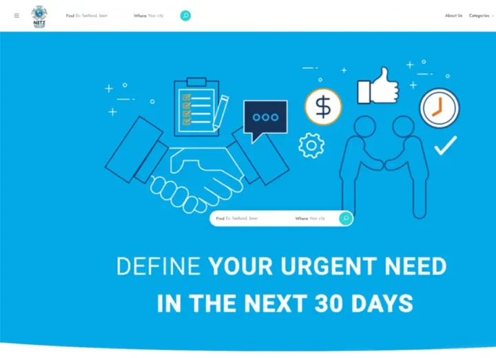 Bizznetz Business Profiles Website Design by Elohim Software Solutions