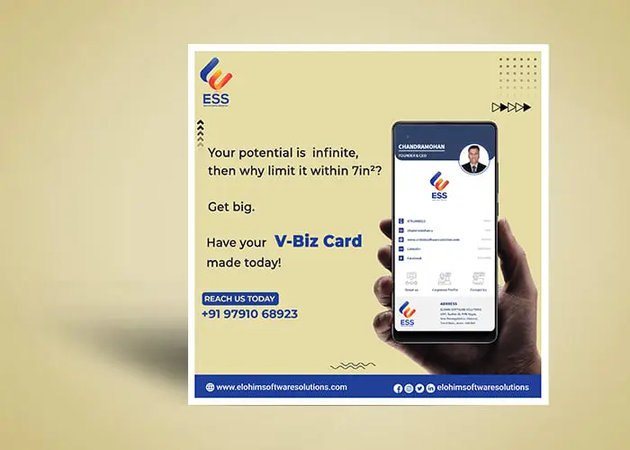 V-biz Virtual Business Card by Elohim Software Solutions